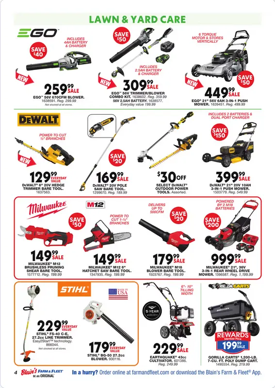 Weekly ad Blain's Farm & Fleet Sales from March 26 to April 6 2026 - Page 4