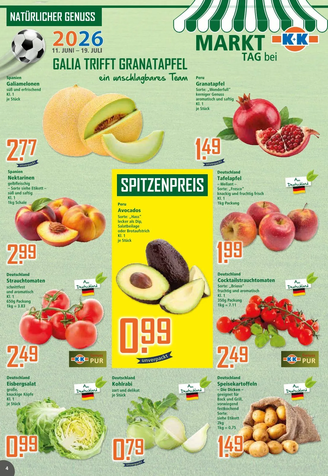 Klaas und Kock Angebote von 8. Juni bis 13. Juni 2026 - Prospekt seite 4