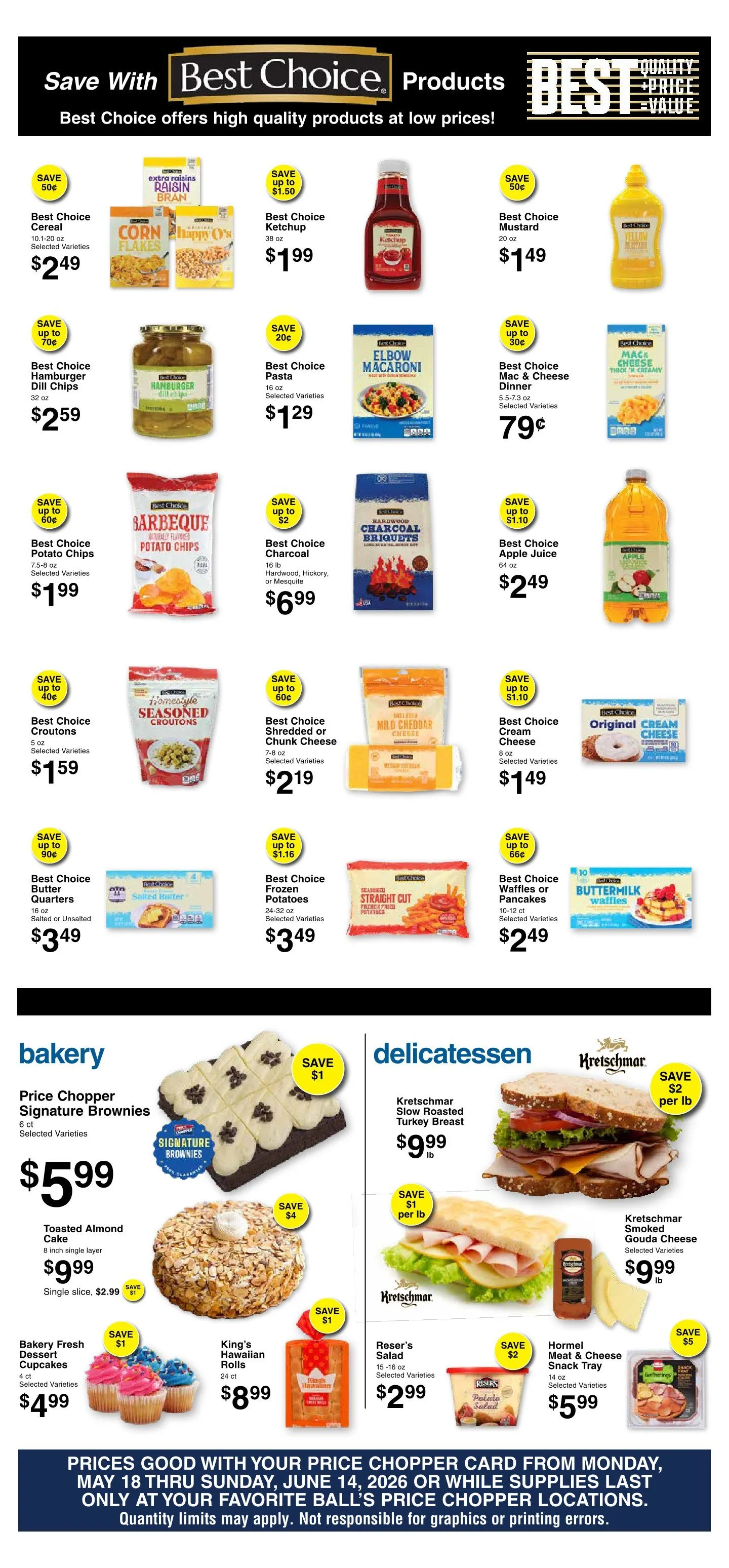 Weekly ad Price Chopper Sales from May 18 to June 14 2026 - Page 4