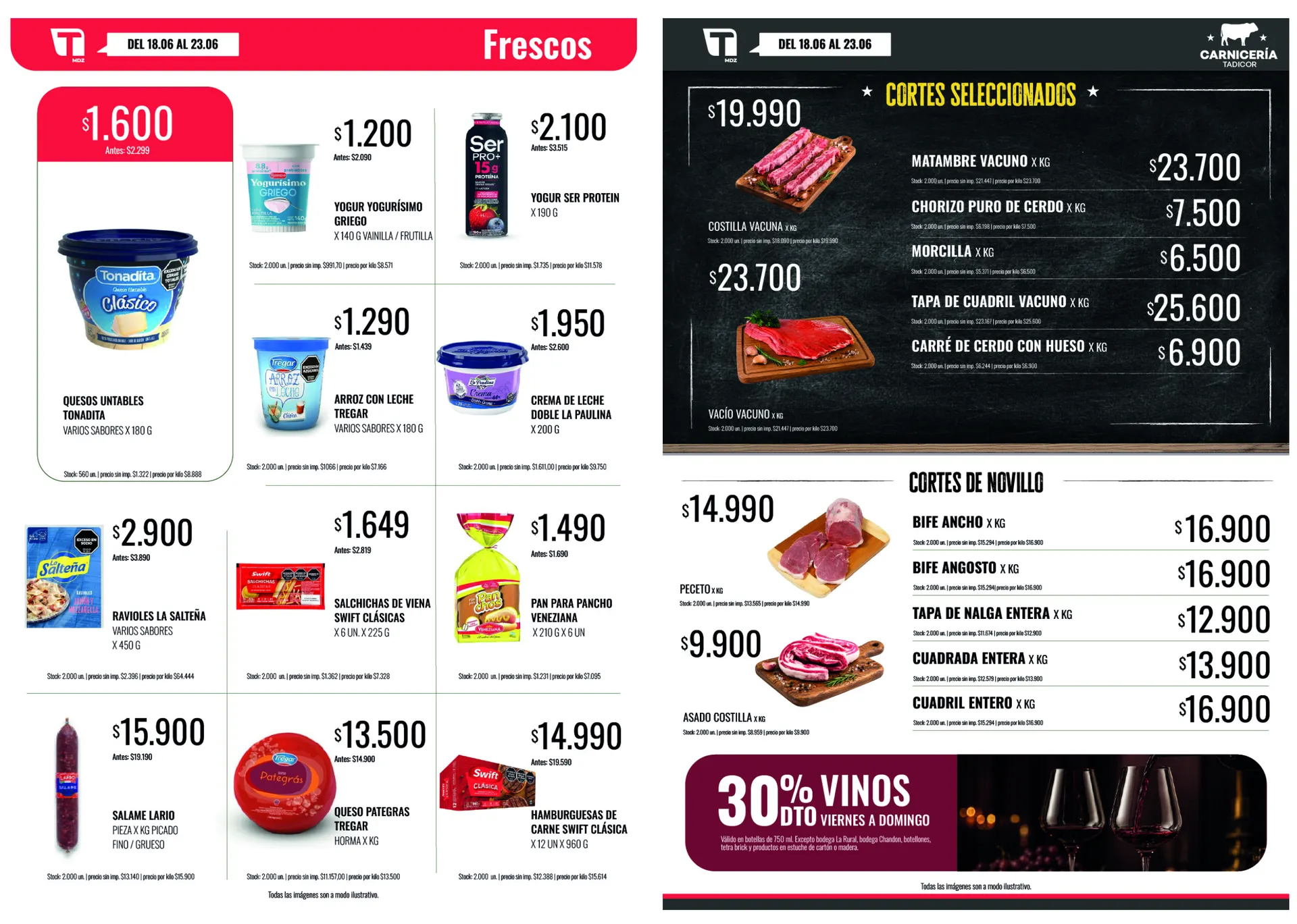 Ofertas de Supermercados Tadicor Ofertas 18 de junio al 23 de junio 2026 - Página 4 del catálogo
