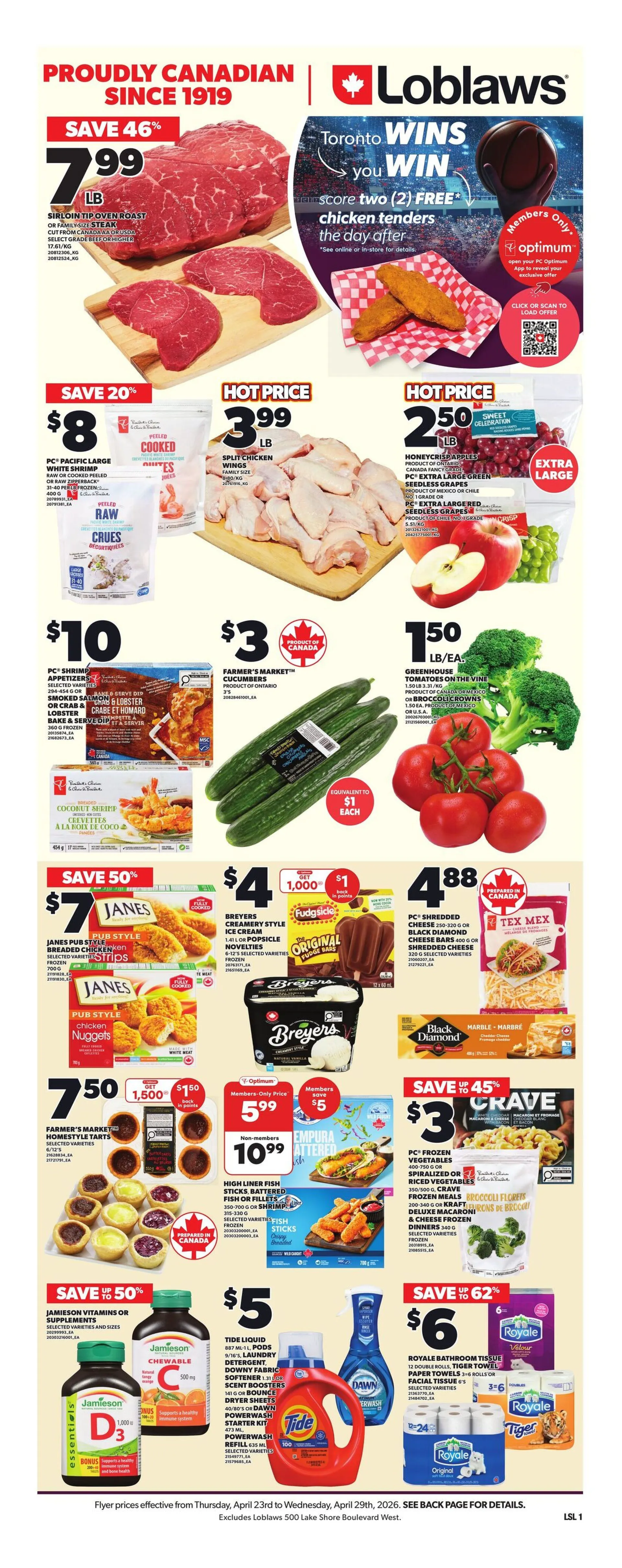 Loblaws Sales from April 23 to April 29 2026 - flyer page 2