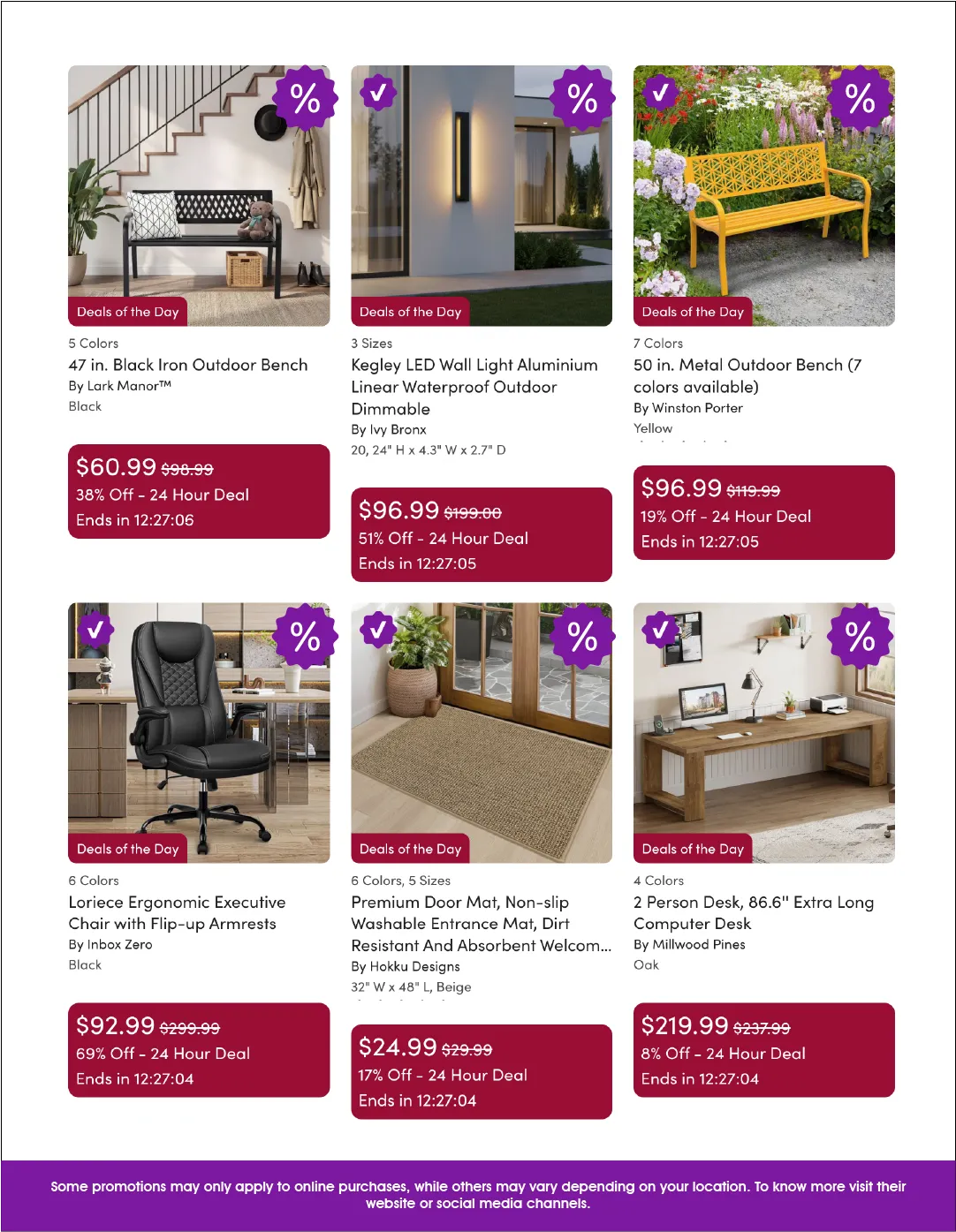 Weekly ad  Wayfair Sales from April 21 to May 10 2026 - Page 3