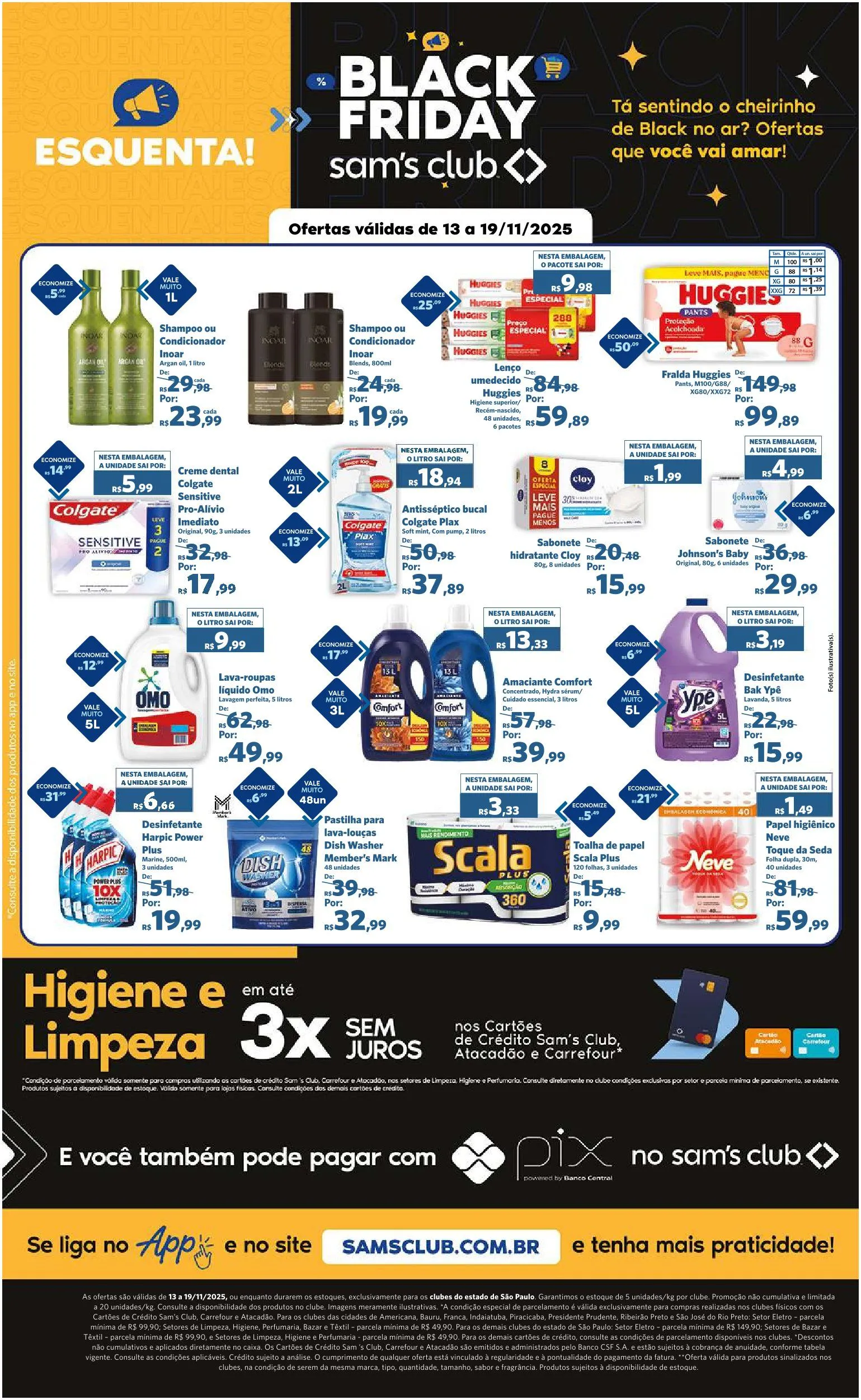 Encarte de Sam's Club Ofertas 13 de novembro até 19 de novembro 2025 - Pagina 4