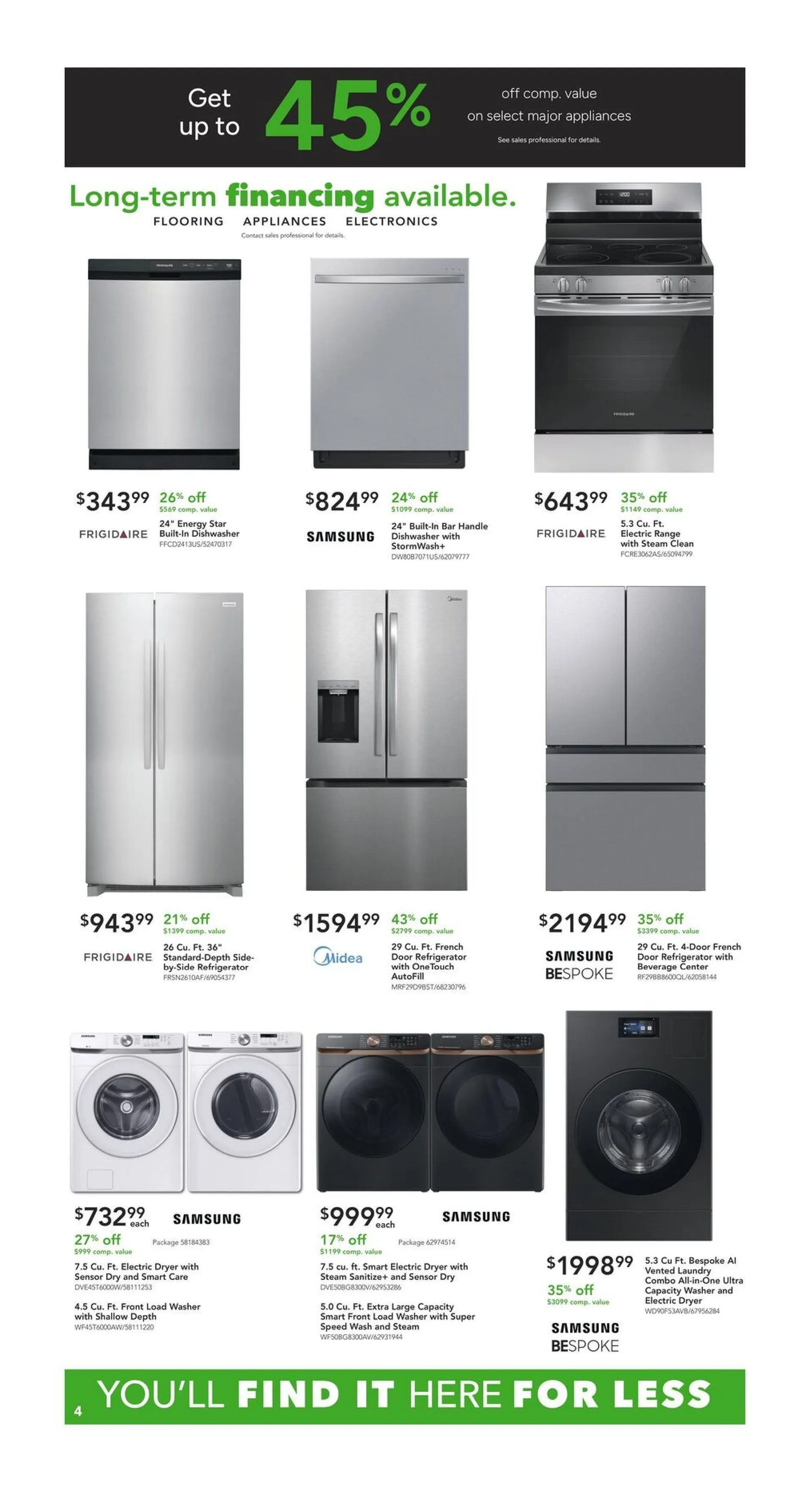 Weekly promotion Nebraska Furniture Mart Sales spanning from April 29 to May 5 2026 - Page 4 for Catalogue 365