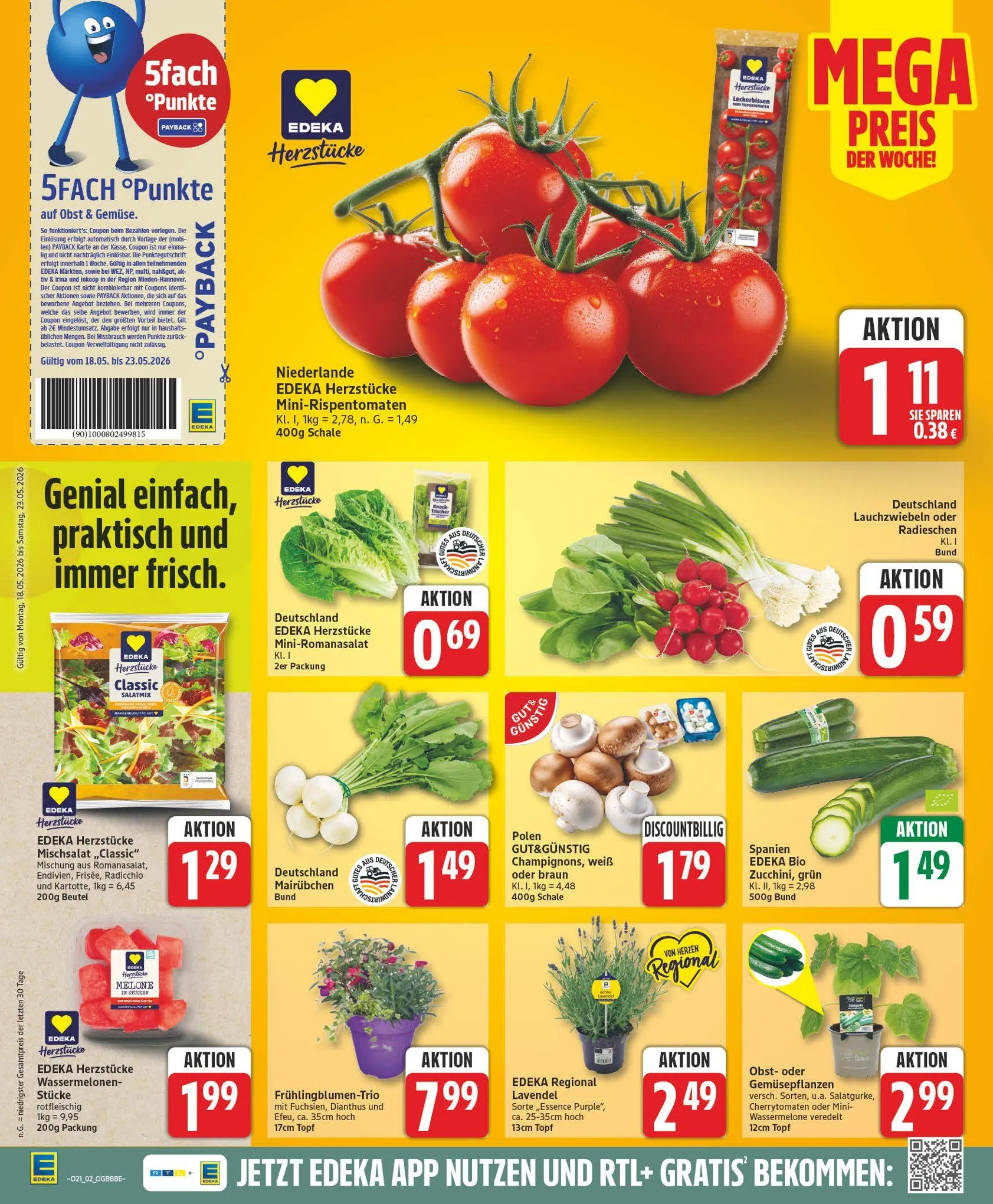  Edeka Angebote von 18. Mai bis 23. Mai 2026 - Prospekt seite 4