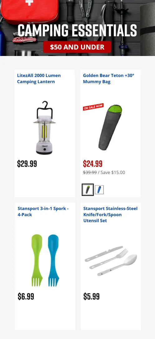 Weekly ad Camping Essentials from April 9 to April 17 2025 - Page 3