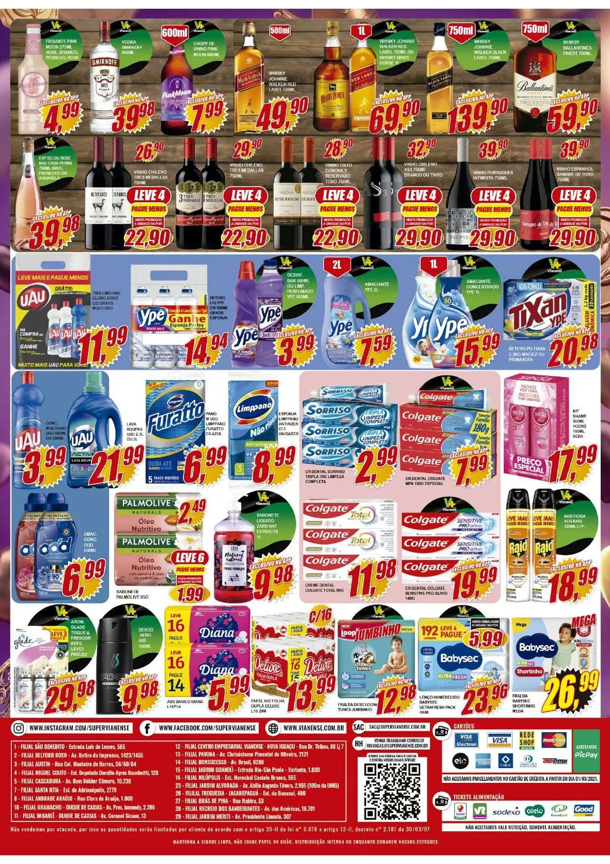 Encarte de Folhetos Vianense Supermercados  24 de abril até 30 de abril 2026 - Pagina 4