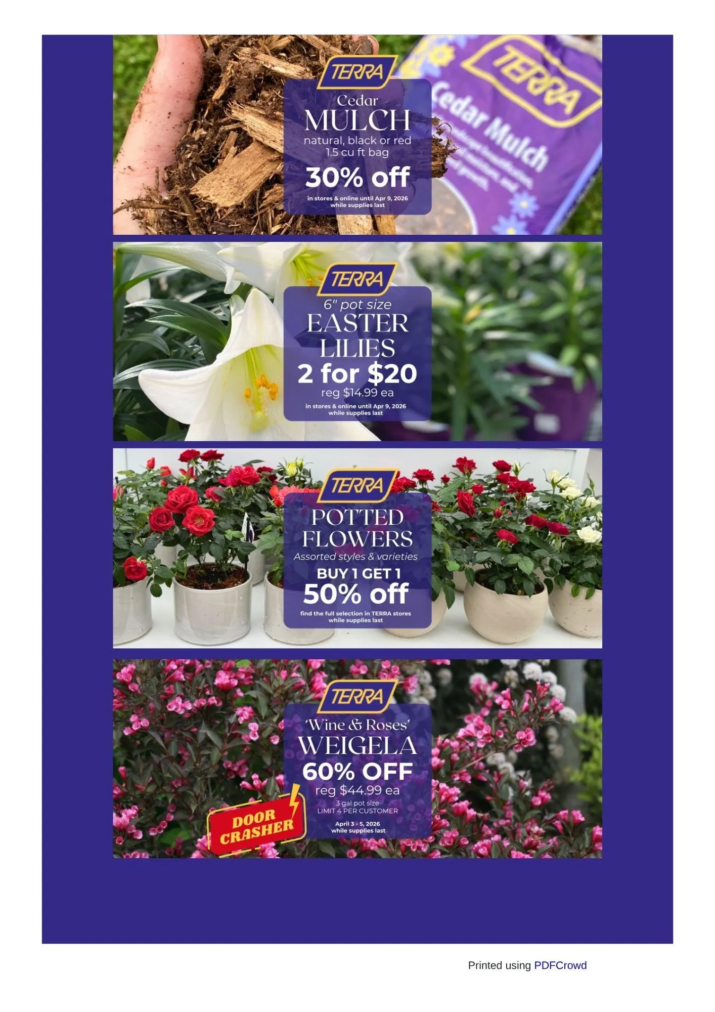 Flyer from April 7 to April 30 2026 - flyer page 3