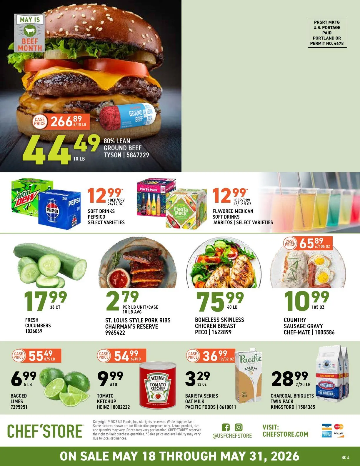 Weekly ad  US Foods Chef's Sales from May 18 to May 31 2026 - Page 4