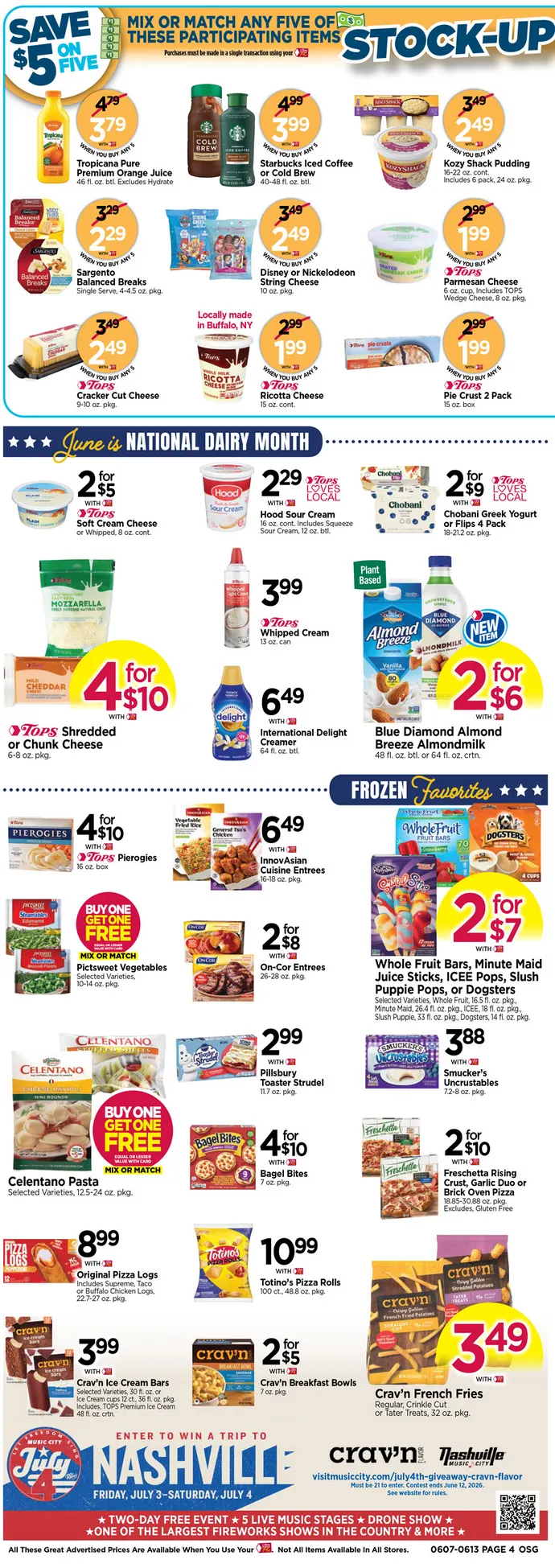 Weekly ad Tops Friendly Markets Sales from June 8 to June 13 2026 - Page 4