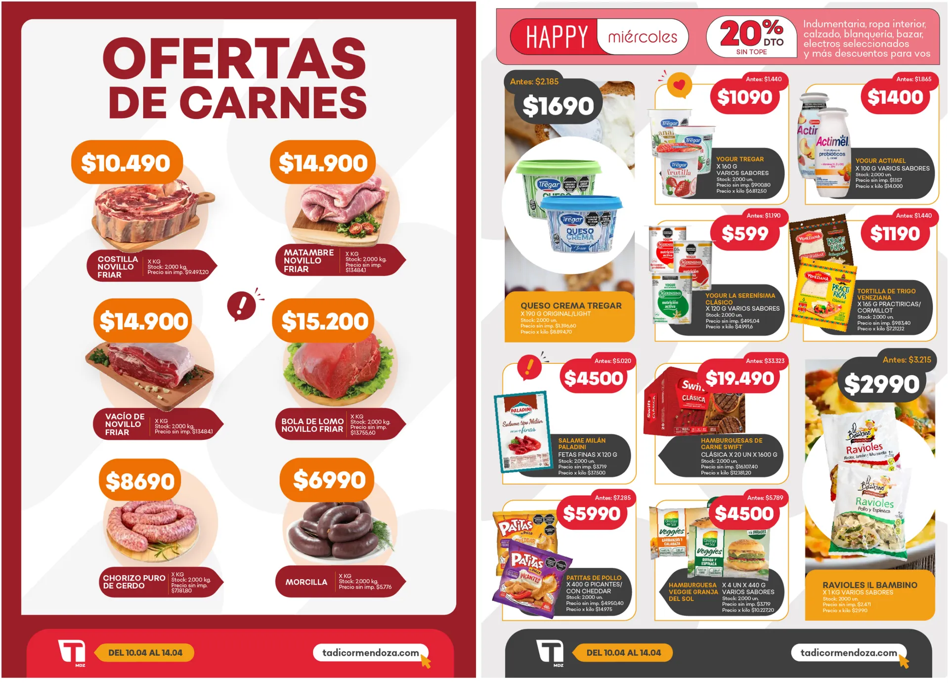 Ofertas de Ofertas Supermercados Tadicor  10 de abril al 14 de abril 2026 - Página 4 del catálogo
