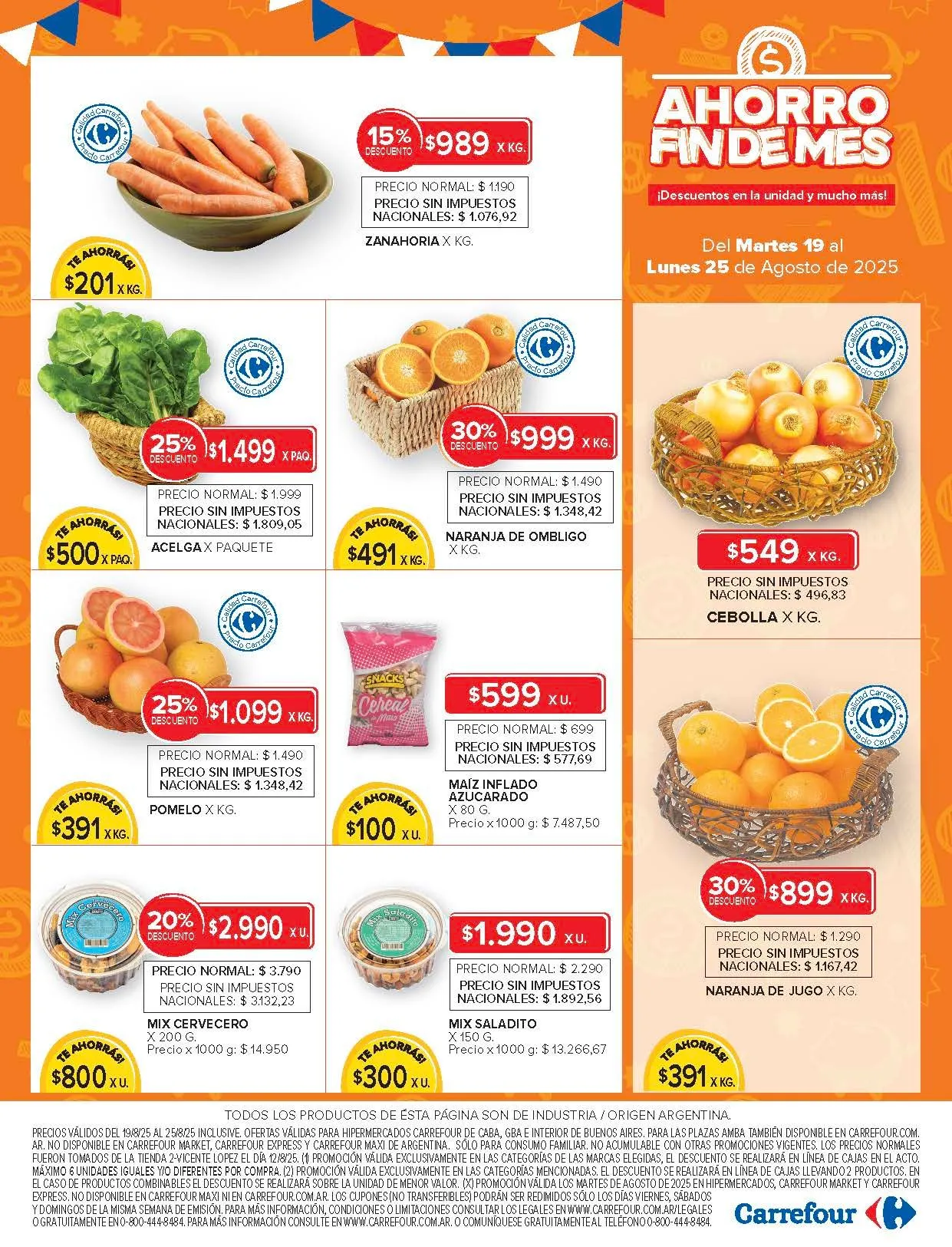Ofertas de Ofertas Carrefour 19 de agosto al 26 de agosto 2025 - Página 3 del catálogo