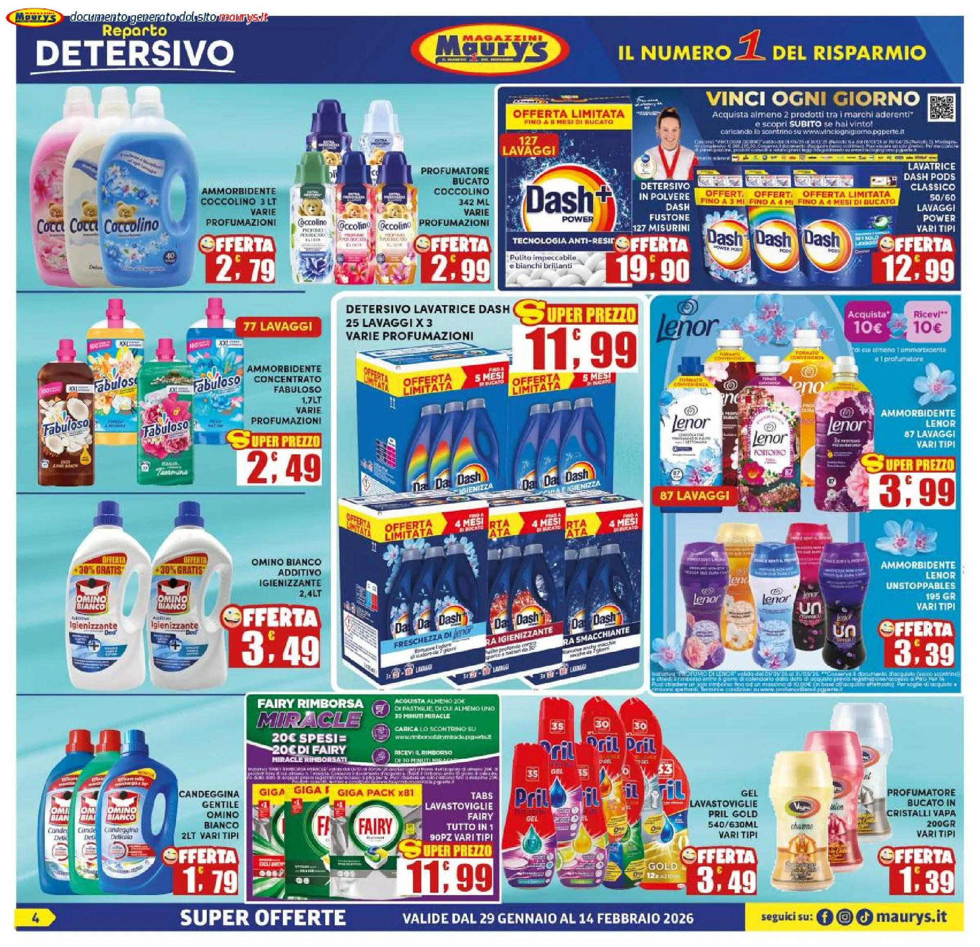 Maury's Volantino da 29 gennaio a 14 febbraio di 2026 - Pagina del volantino 4