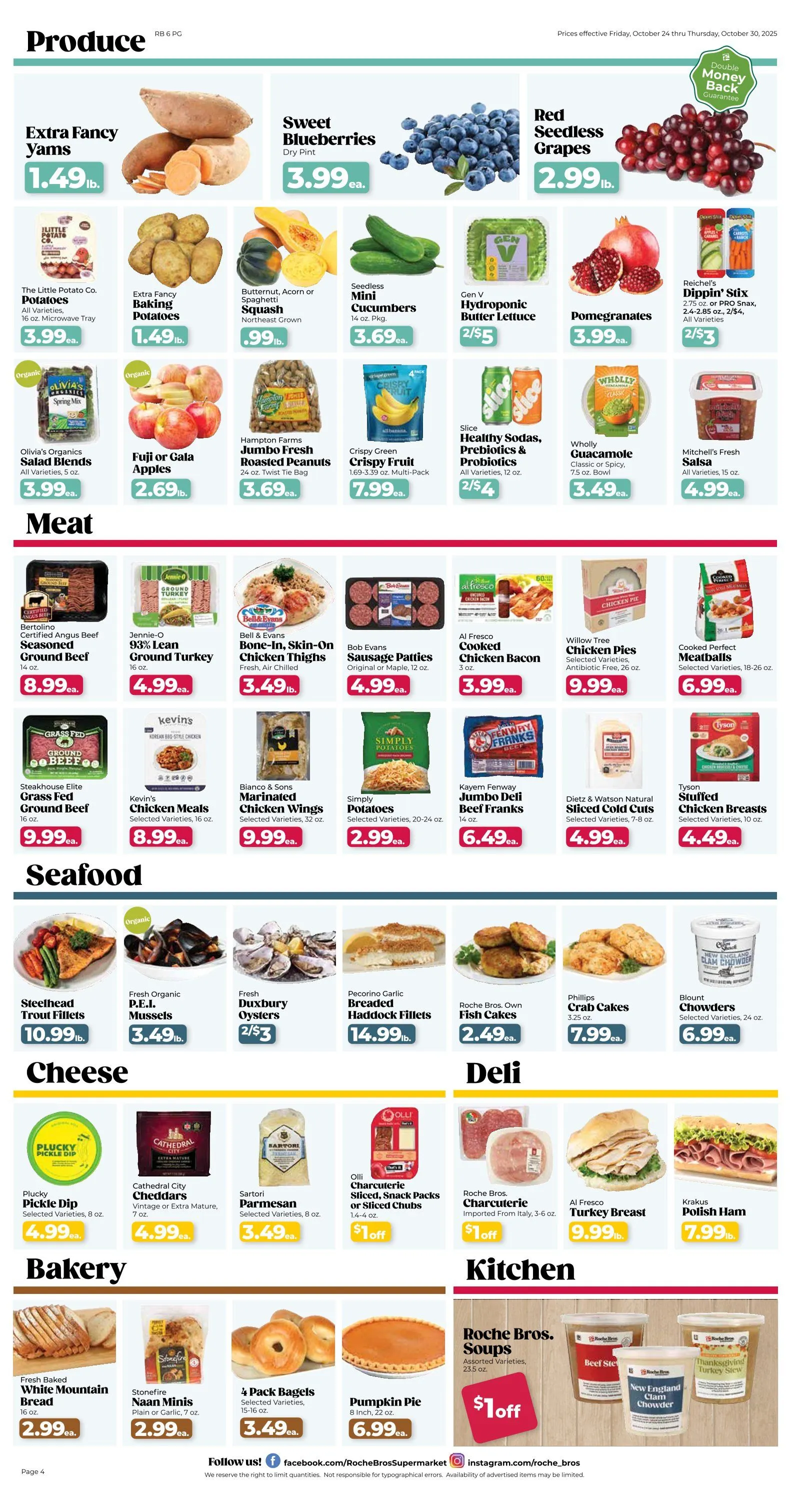Weekly ad Roche Bros. Sales from October 24 to October 30 2025 - Page 4