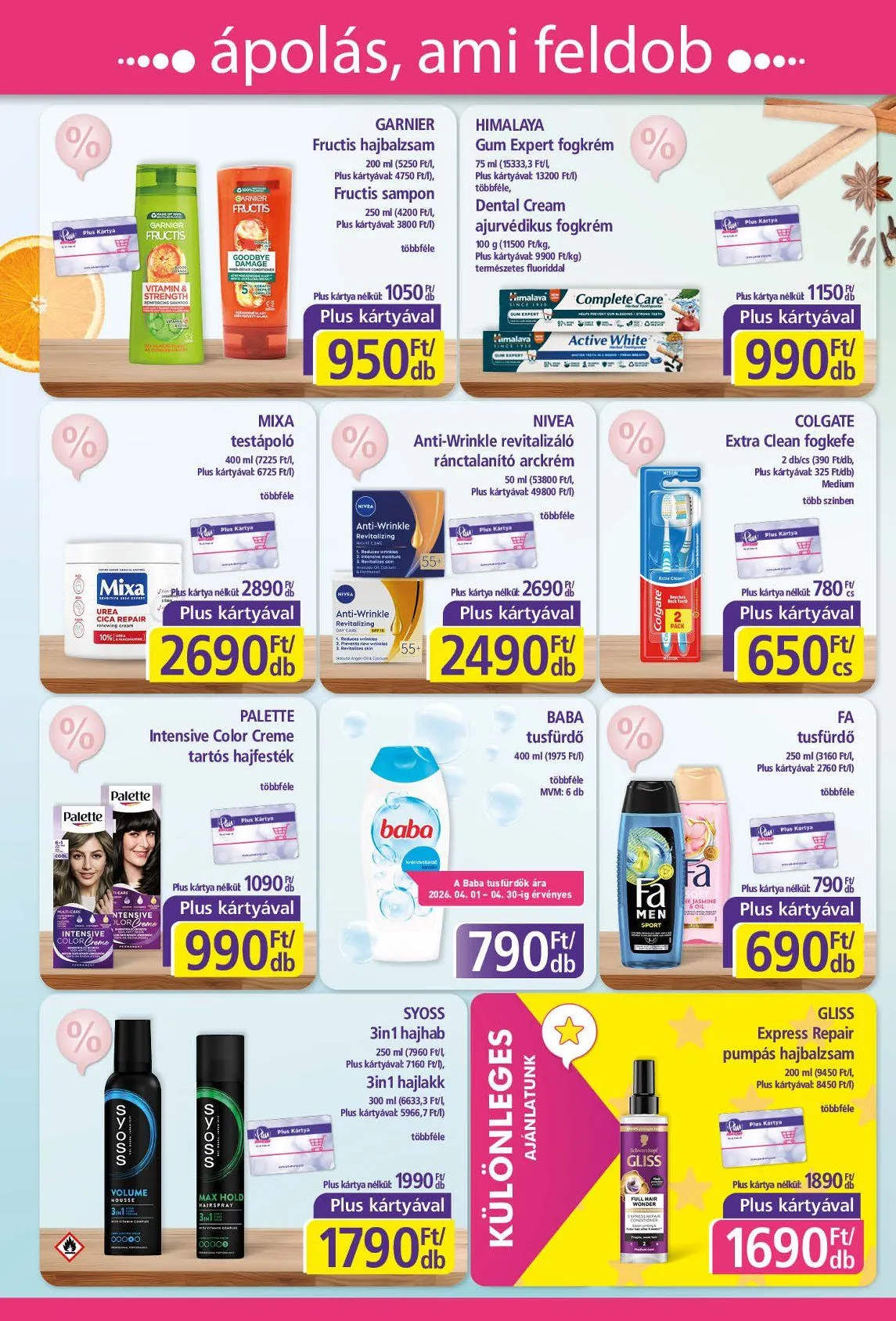 Katalógus  PlusMarket legfrissebb ajánlatai április 16.-tól április 25.-ig 2026. - Oldal 4