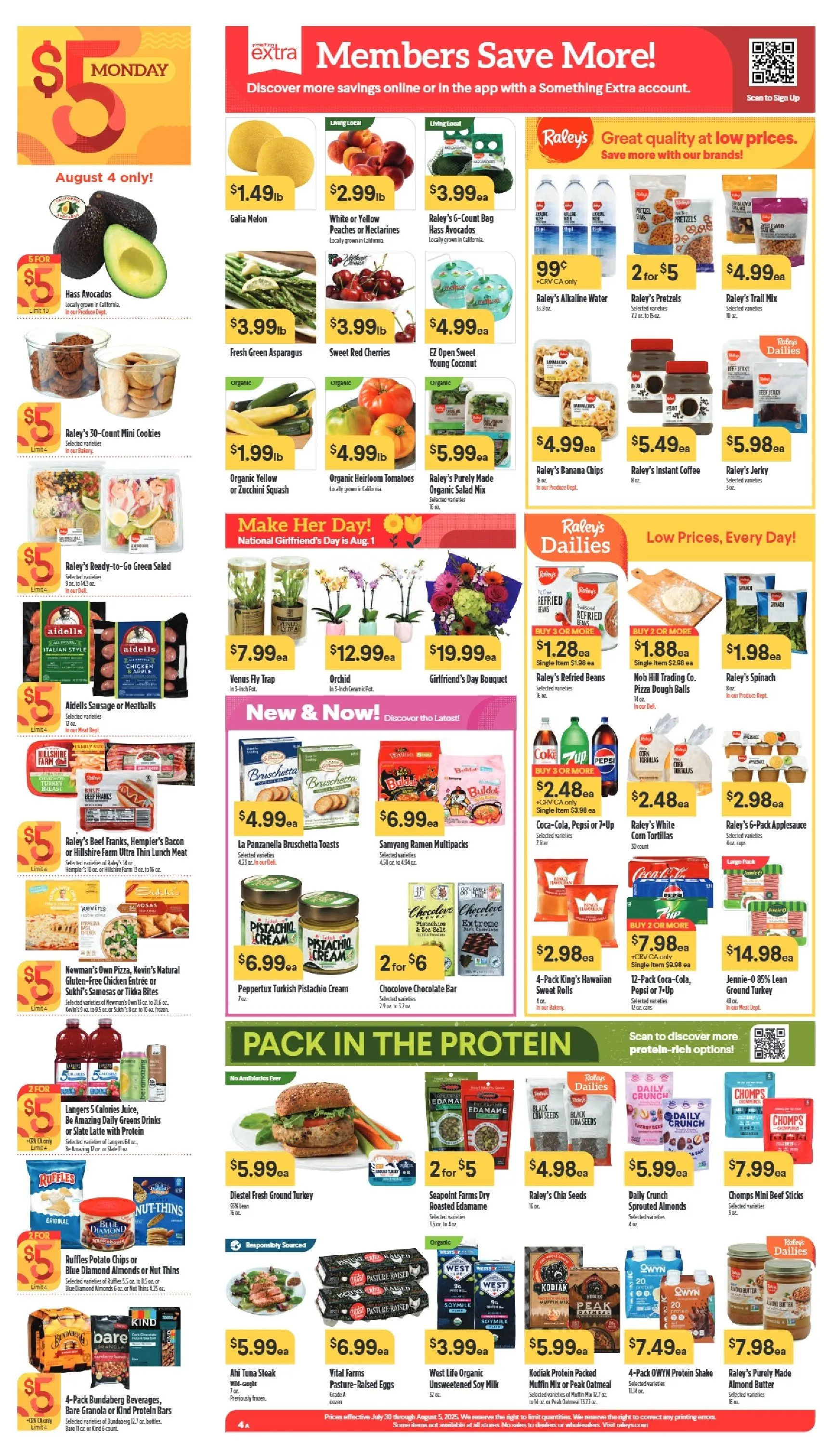 Weekly ad Raley's Sales from July 30 to August 5 2025 - Page 4