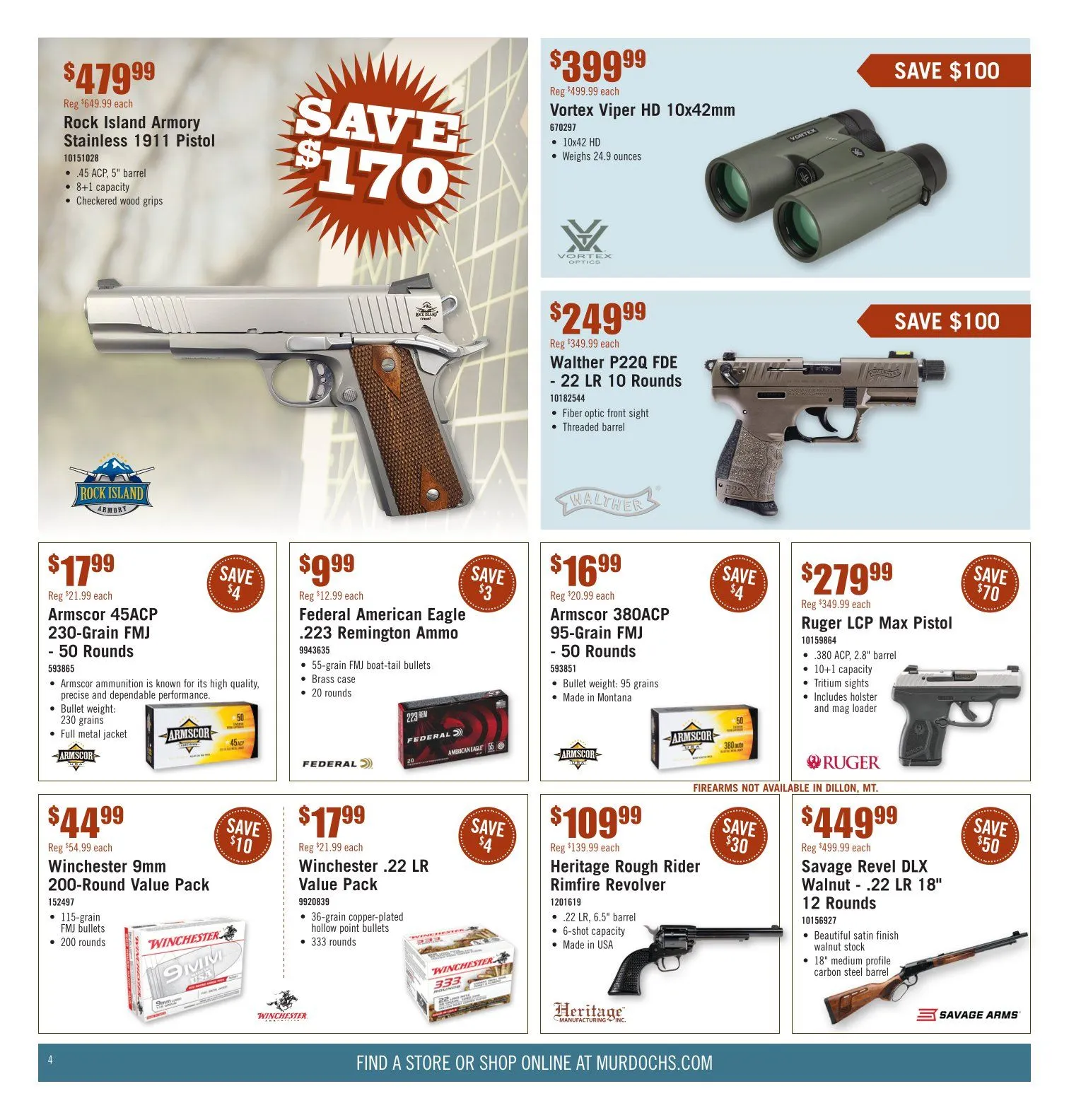 Weekly ad Murdoch´s  Sales from November 7 to November 13 2025 - Page 4