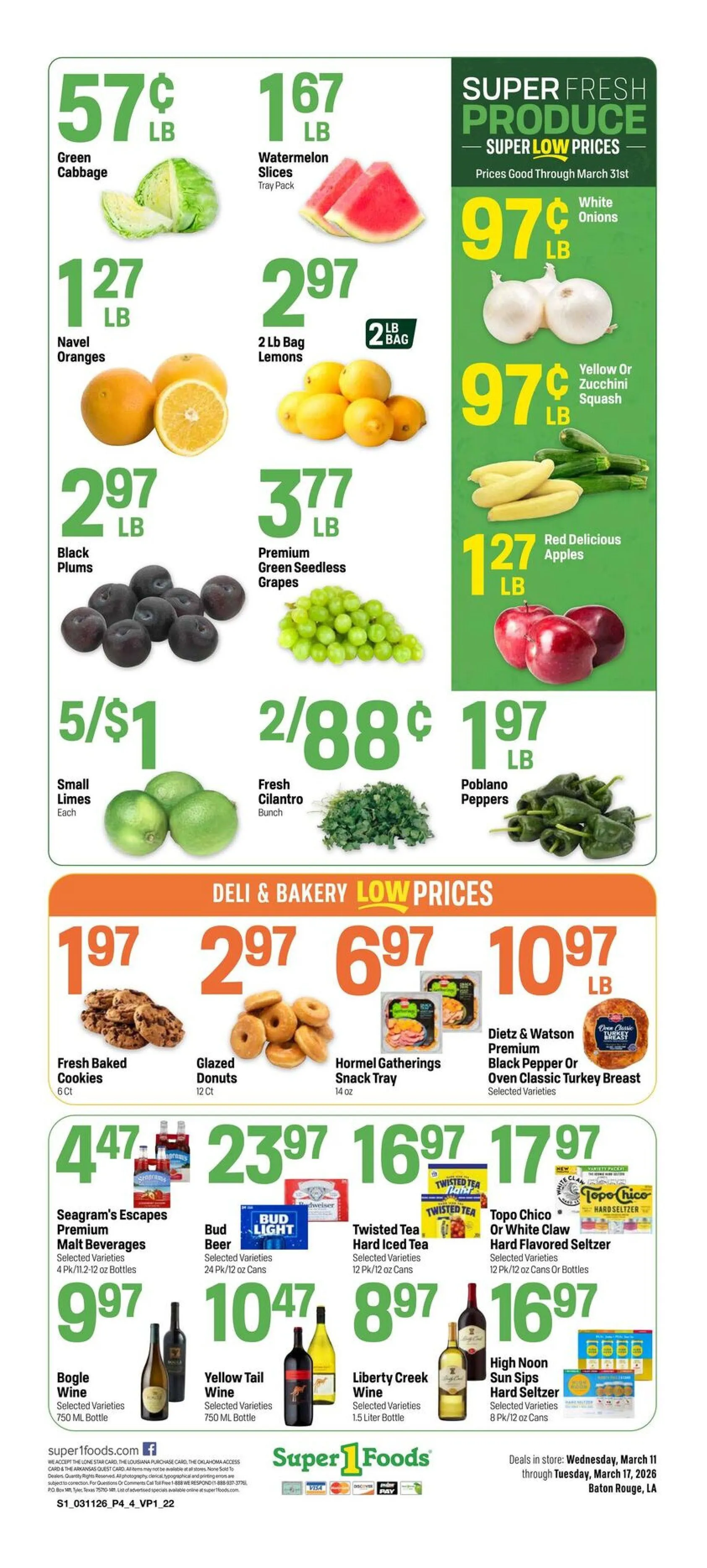 Weekly ad Super 1 Foods weekly ads from March 11 to March 18 2026 - Page 4