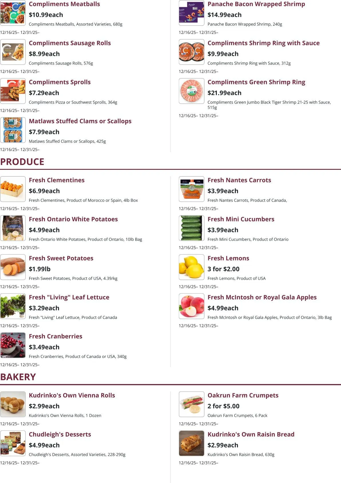  Kudrinko's Sales from December 23 to December 29 2025 - flyer page 4