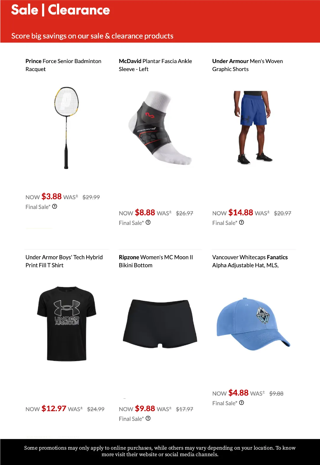 Sport Chek Sales from June 23 to July 7 2026 - flyer page 3