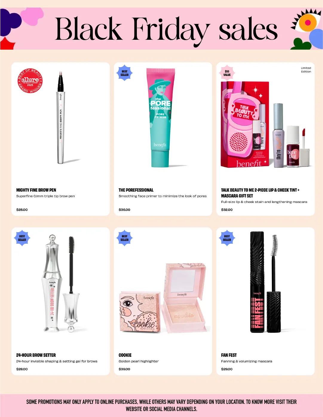 Weekly ad Benefits Cosmetics Sales from November 25 to December 6 2025 - Page 3
