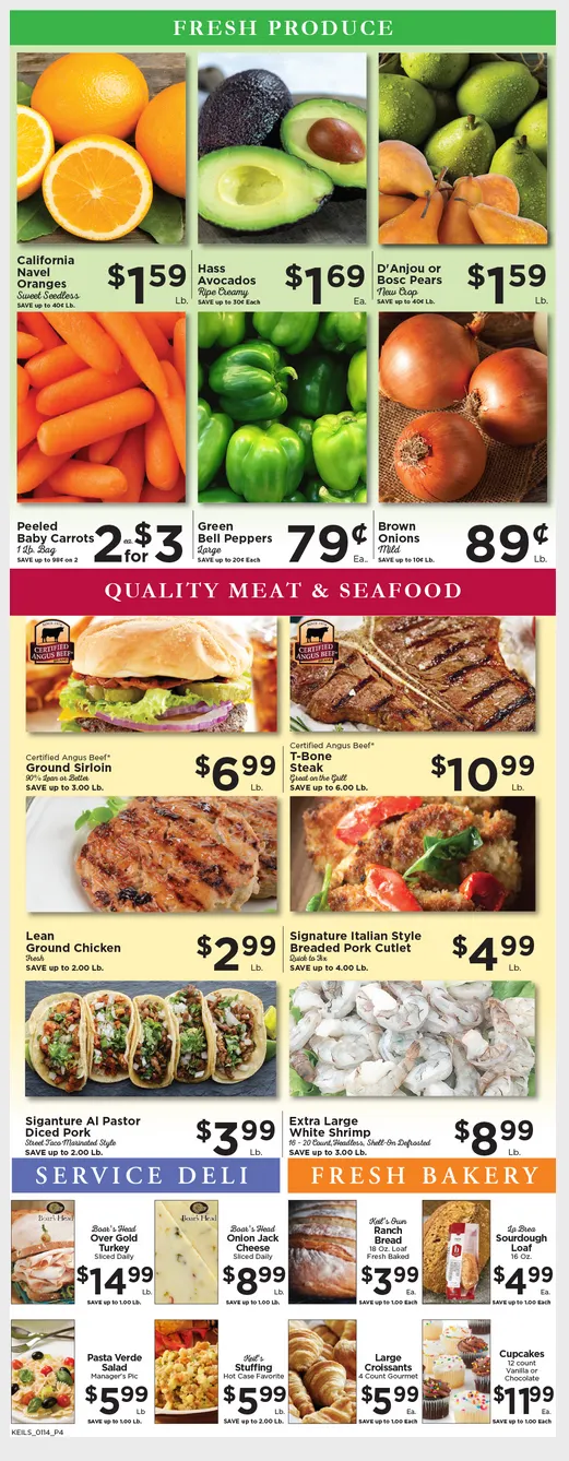 Weekly ad Keil's Fresh Food Sales from January 14 to January 20 2026 - Page 4