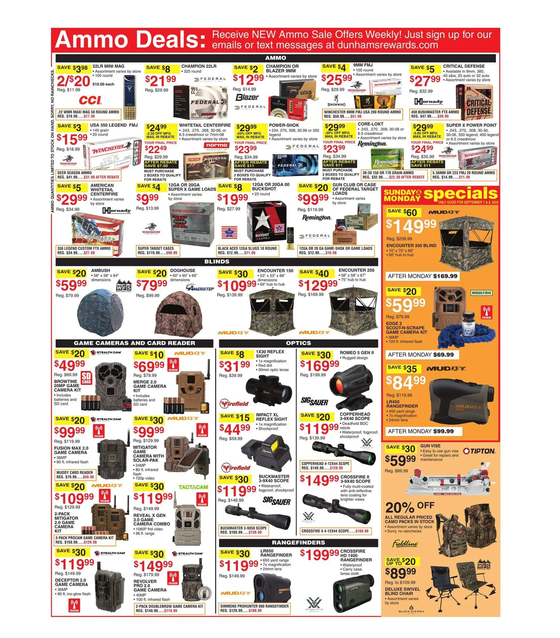 Weekly ad Dunham's Sports weekly ads from September 6 to September 11 2025 - Page 1