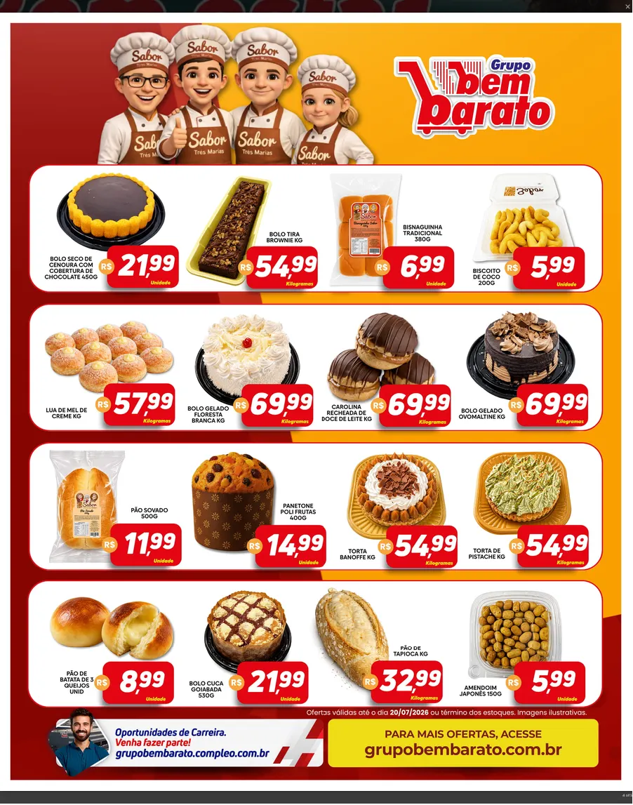 Encarte de Folhetos Bem Barato 17 de julho até 20 de julho 2026 - Pagina 4