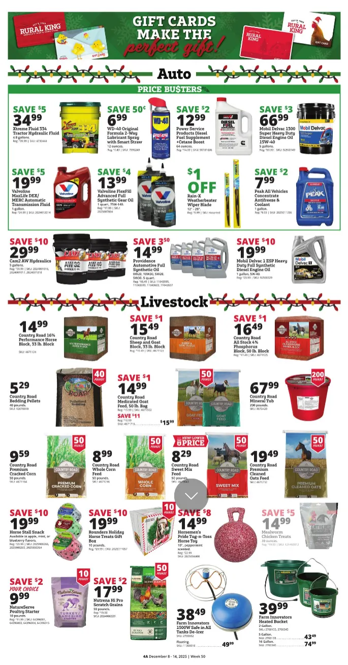 Weekly ad Rural King Sales from December 8 to December 14 2025 - Page 4