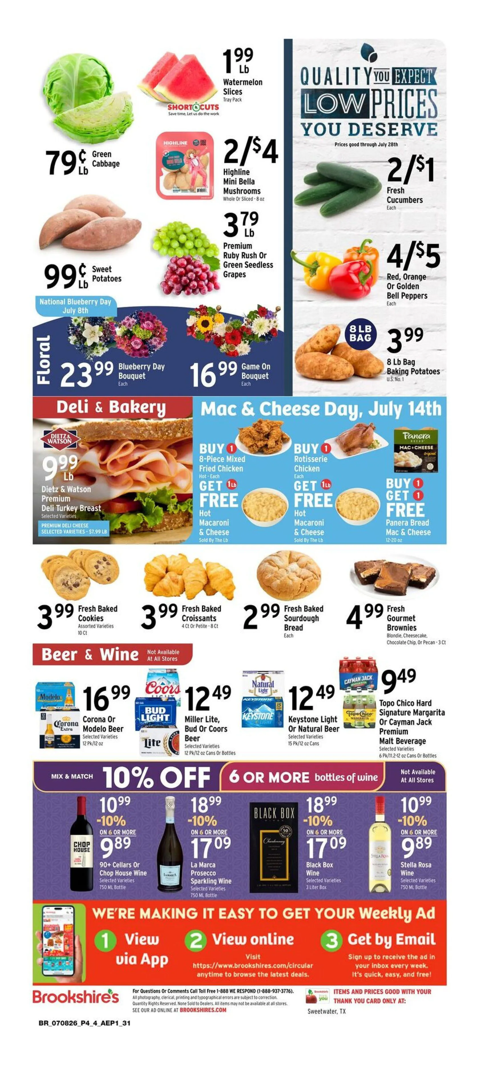 Weekly ad Brookshires Sales from July 8 to July 14 2026 - Page 4