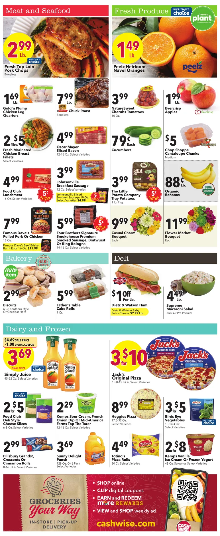 Weekly promotion Cash Wise Sales spanning from January 28 to February 3 2026 - Page 4 for Catalogue 365