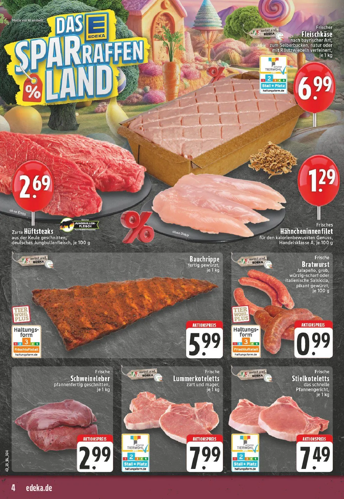 Edeka Angebote von 18. Oktober bis 25. Oktober 2025 - Prospekt seite 4