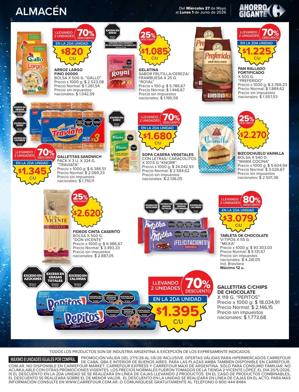 Ofertas de  Ofertas Carrefour  27 de mayo al 1 de junio 2026 - Página 4 del catálogo