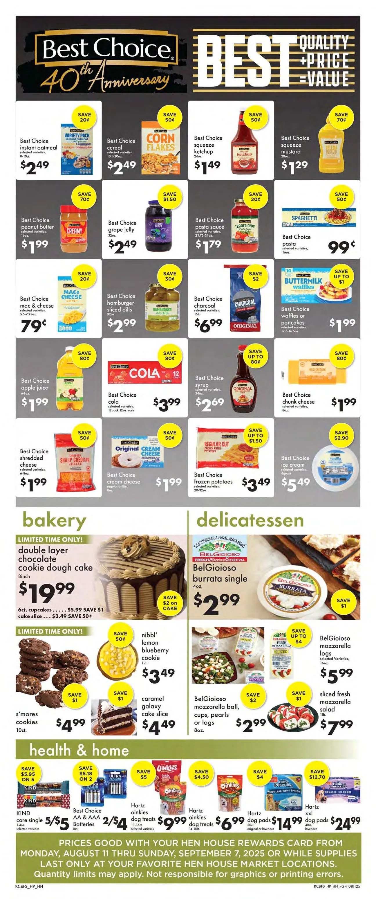 Weekly ad Hen House Sales from August 11 to September 7 2025 - Page 4