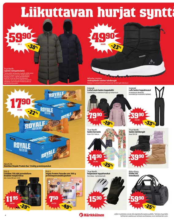 Kaupan Kärkkäinen  tarjoukset voimassa alkaen 22. lokakuuta - 4. marraskuuta 2025 - Tarjouslehti sivu 4