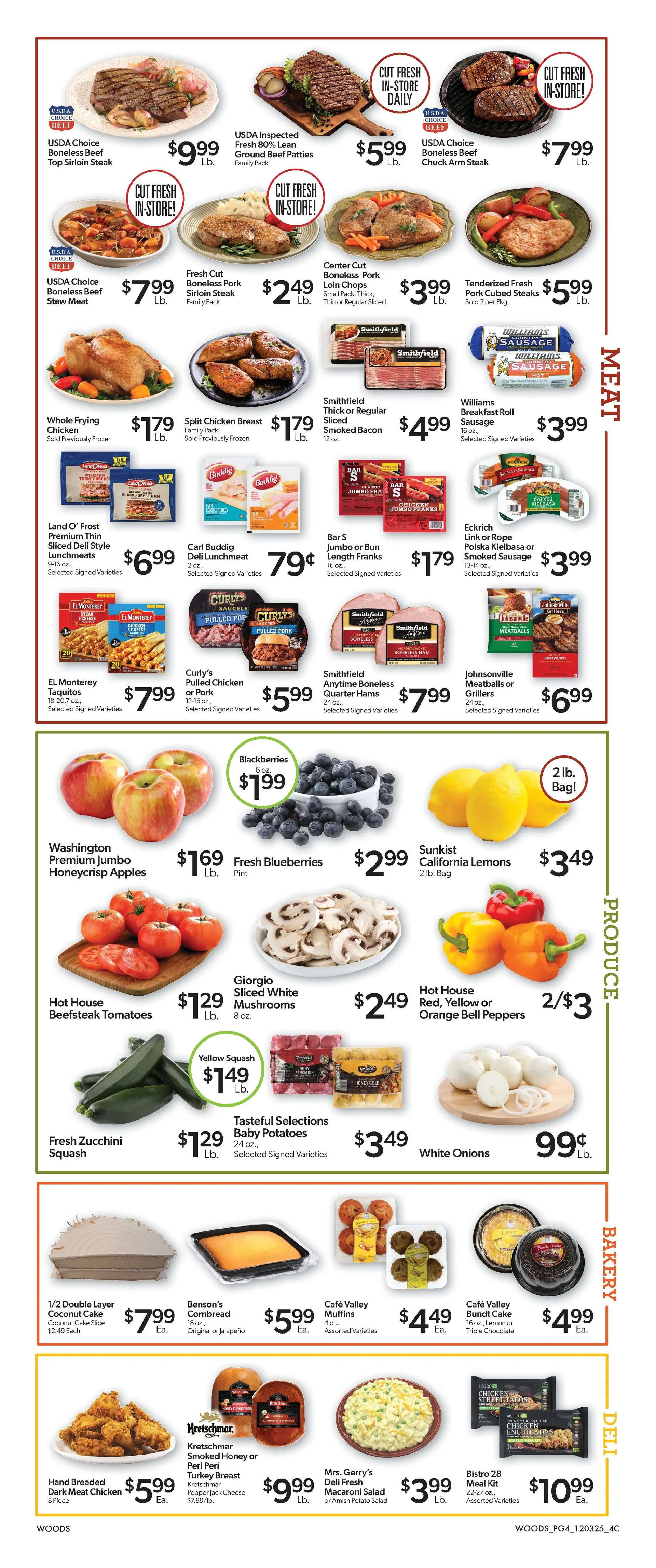 Weekly ad Woods Supermarket from December 3 to December 9 2025 - Page 4