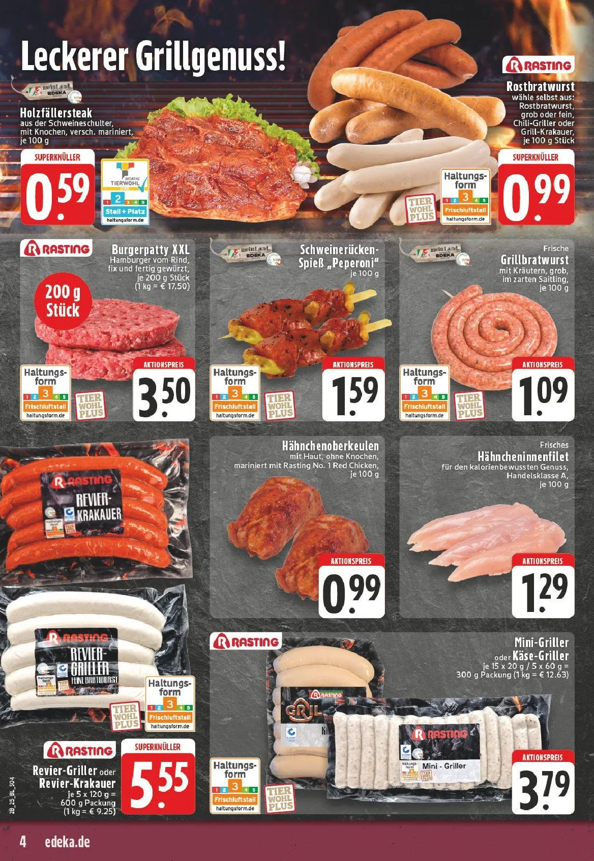 Edeka Prospekte von 7. Juli bis 12. Juli 2025 - Prospekt seite 4