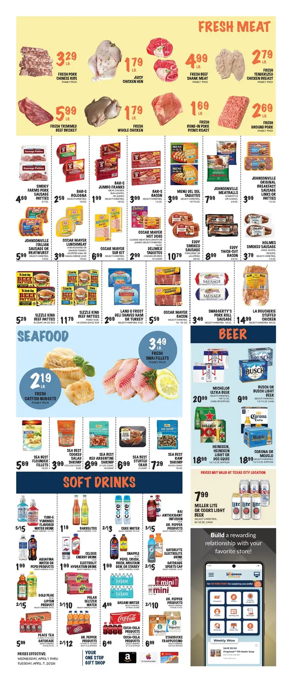 Weekly promotion Foodarama Sales spanning from April 1 to April 7 2026 - Page 4 for Catalogue 365