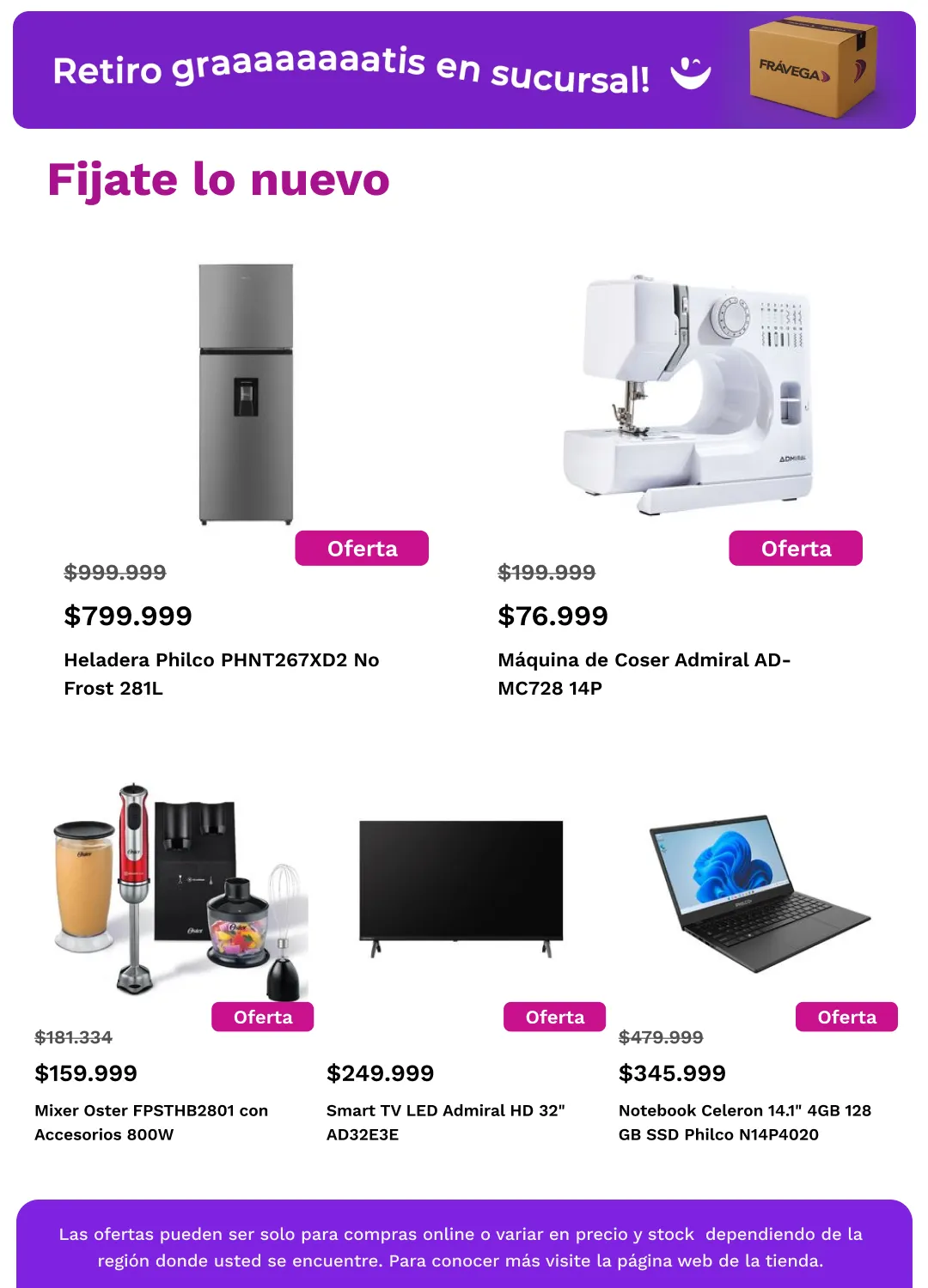 Ofertas de Ofertas Frávega 27 de febrero al 18 de marzo 2026 - Página 4 del catálogo