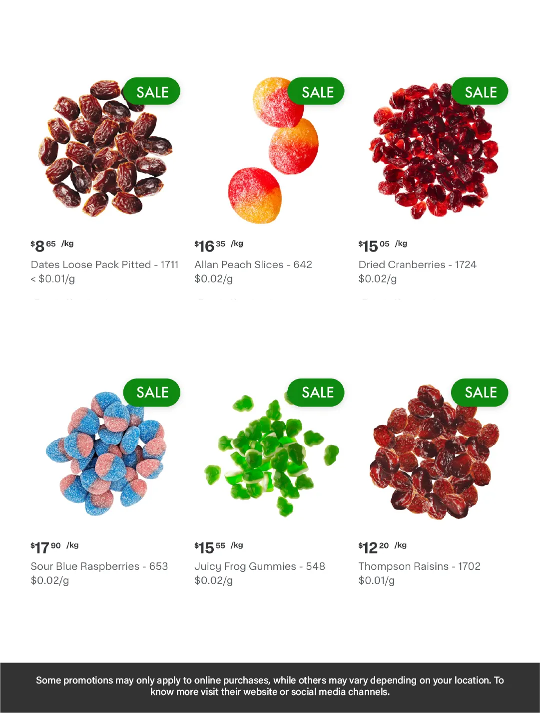 Flyer from October 9 to October 27 2025 - flyer page 3