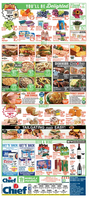 Weekly promotion Chief Supermarket Sales spanning from November 13 to November 19 2025 - Page 4 for Catalogue 365