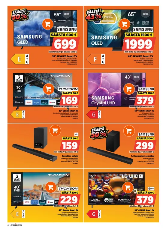 Power voimassa alkaen 5. helmikuuta - 11. helmikuuta 2026 - Tarjouslehti sivu 4