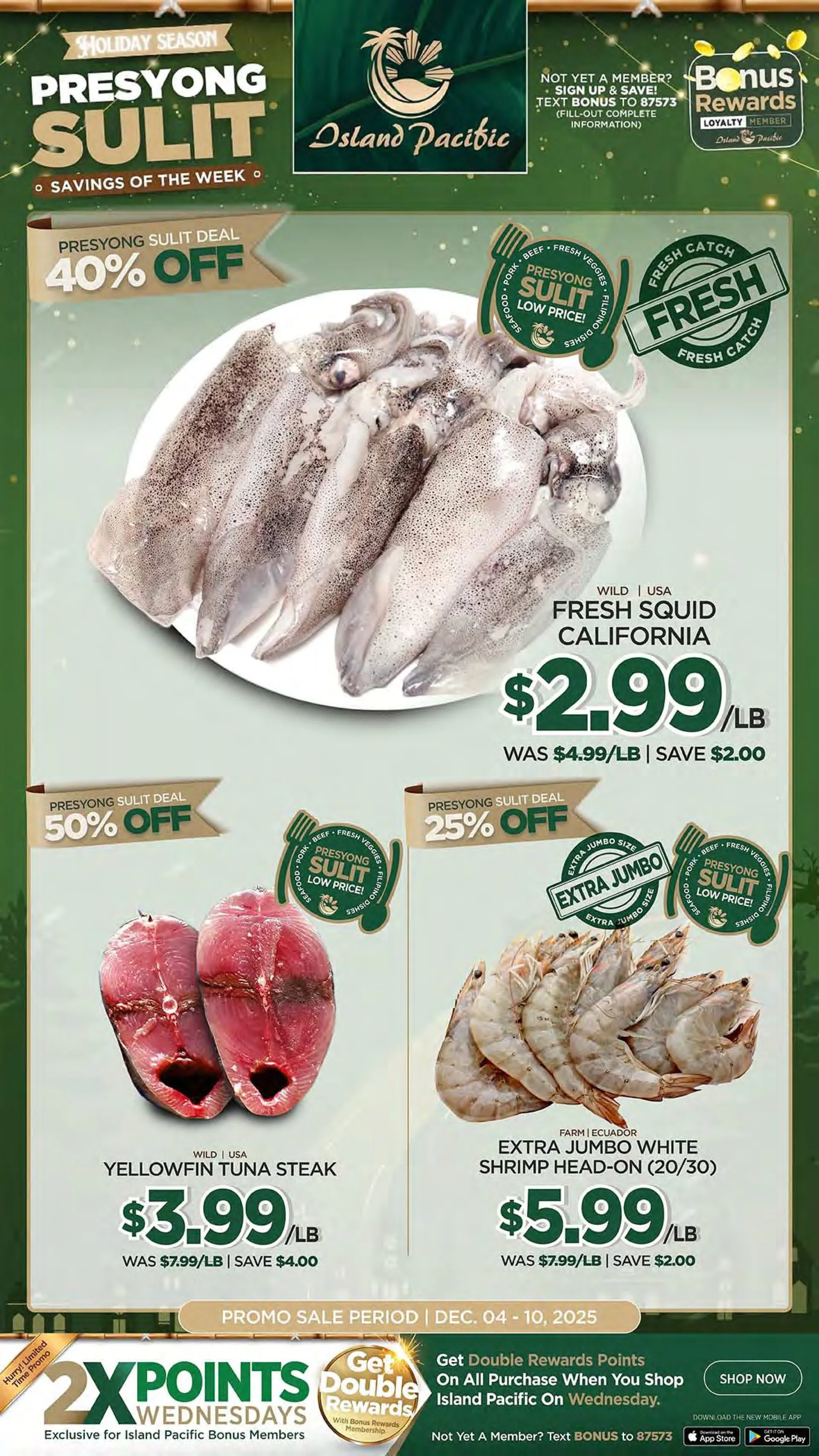 Weekly promotion Island Pacific Market spanning from December 4 to December 10 2025 - Page 4 for Catalogue 365