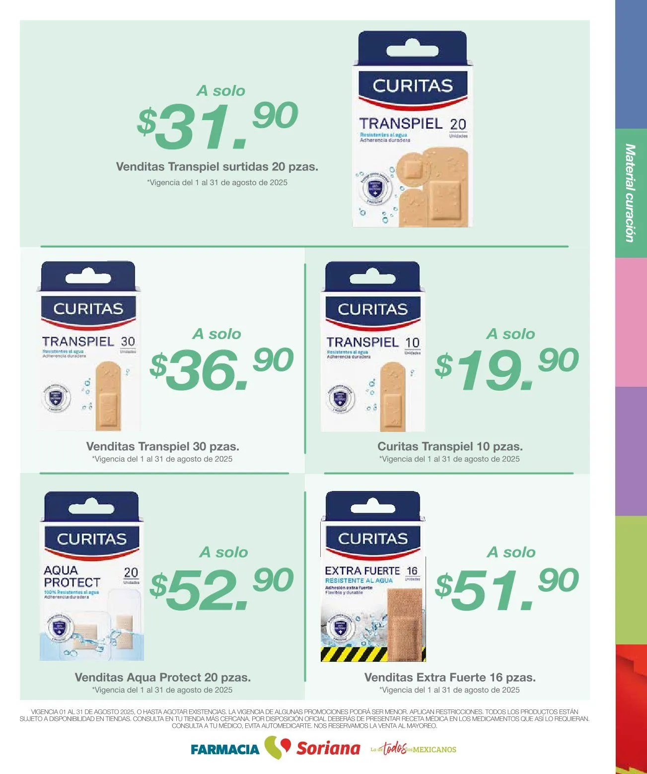 Catálogo de Soriana Ofertas Farmacia del Mes 1 de agosto al 31 de agosto 2025 - Pagina 4