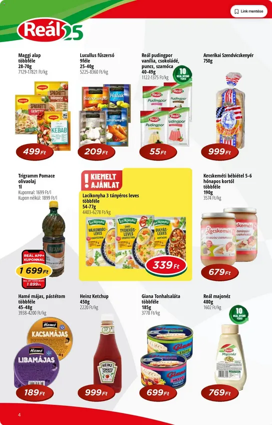 Katalógus Reál legfrissebb ajánlatai április 15.-tól április 26.-ig 2026. - Oldal 4
