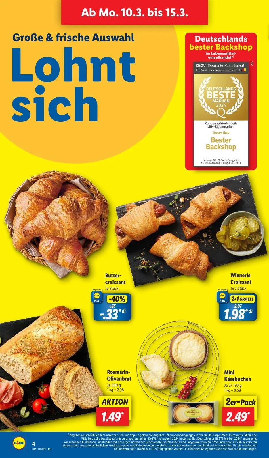 Lidl Prospekt von 10. März bis 15. März 2025 - Prospekt seite 4