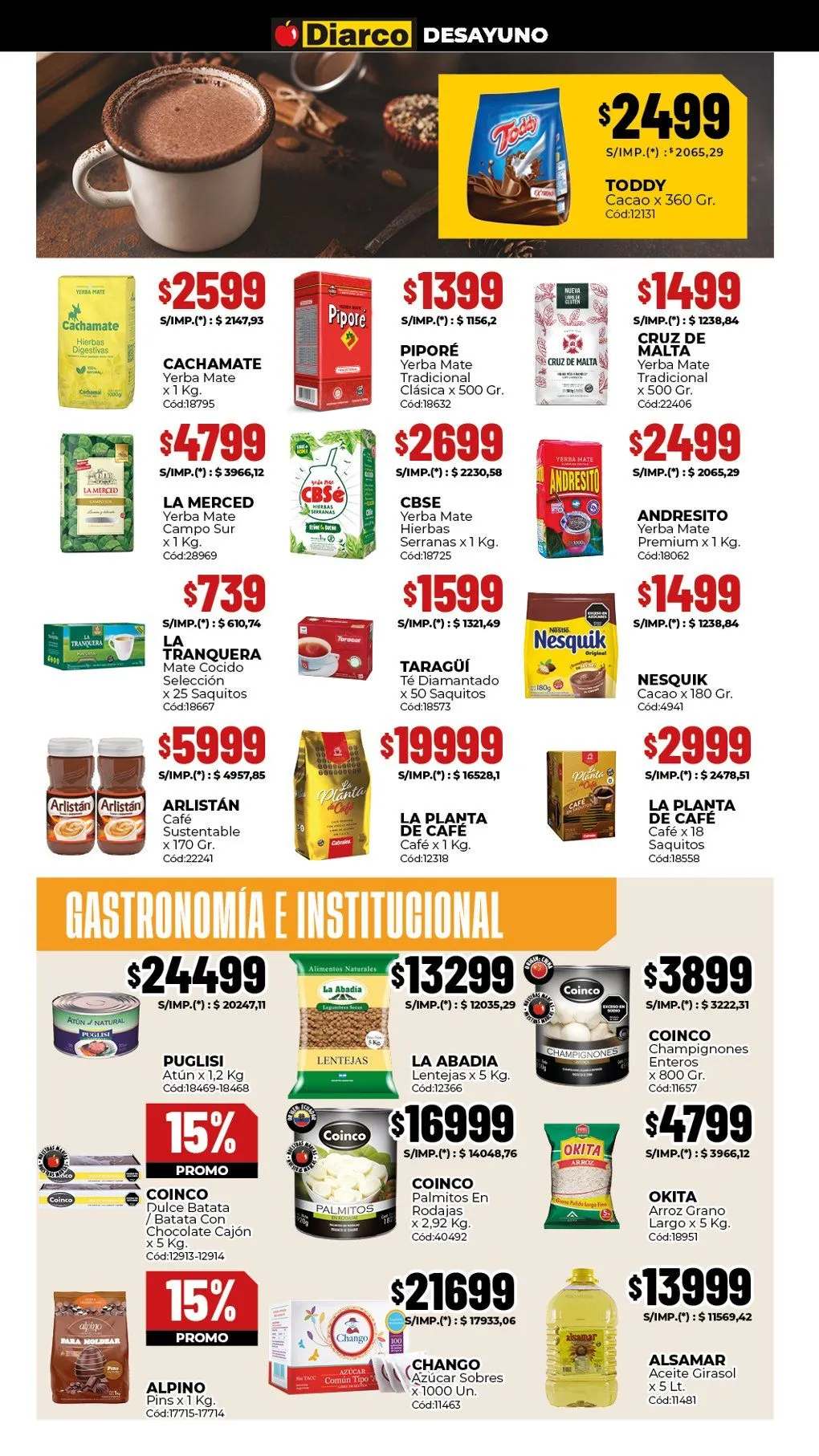 Ofertas de Ofertas Diarco 2 de marzo al 6 de marzo 2026 - Página 4 del catálogo