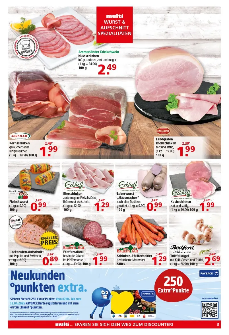 DE - Multi Markt Angebote von 7. April bis 12. April 2025 - Prospekt seite 3