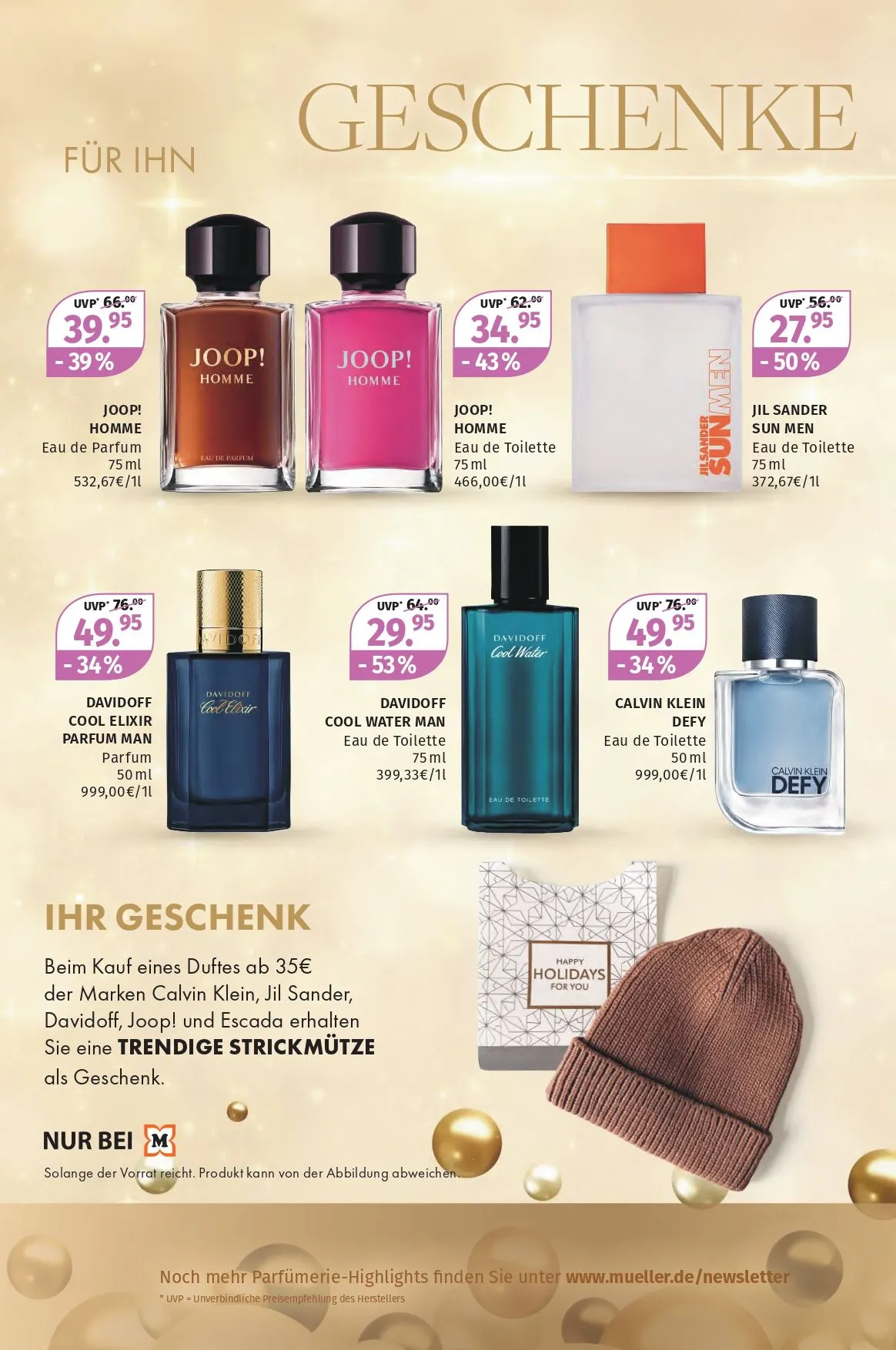 Müller Angebote von 1. Dezember bis 31. Dezember 2025 - Prospekt seite 4