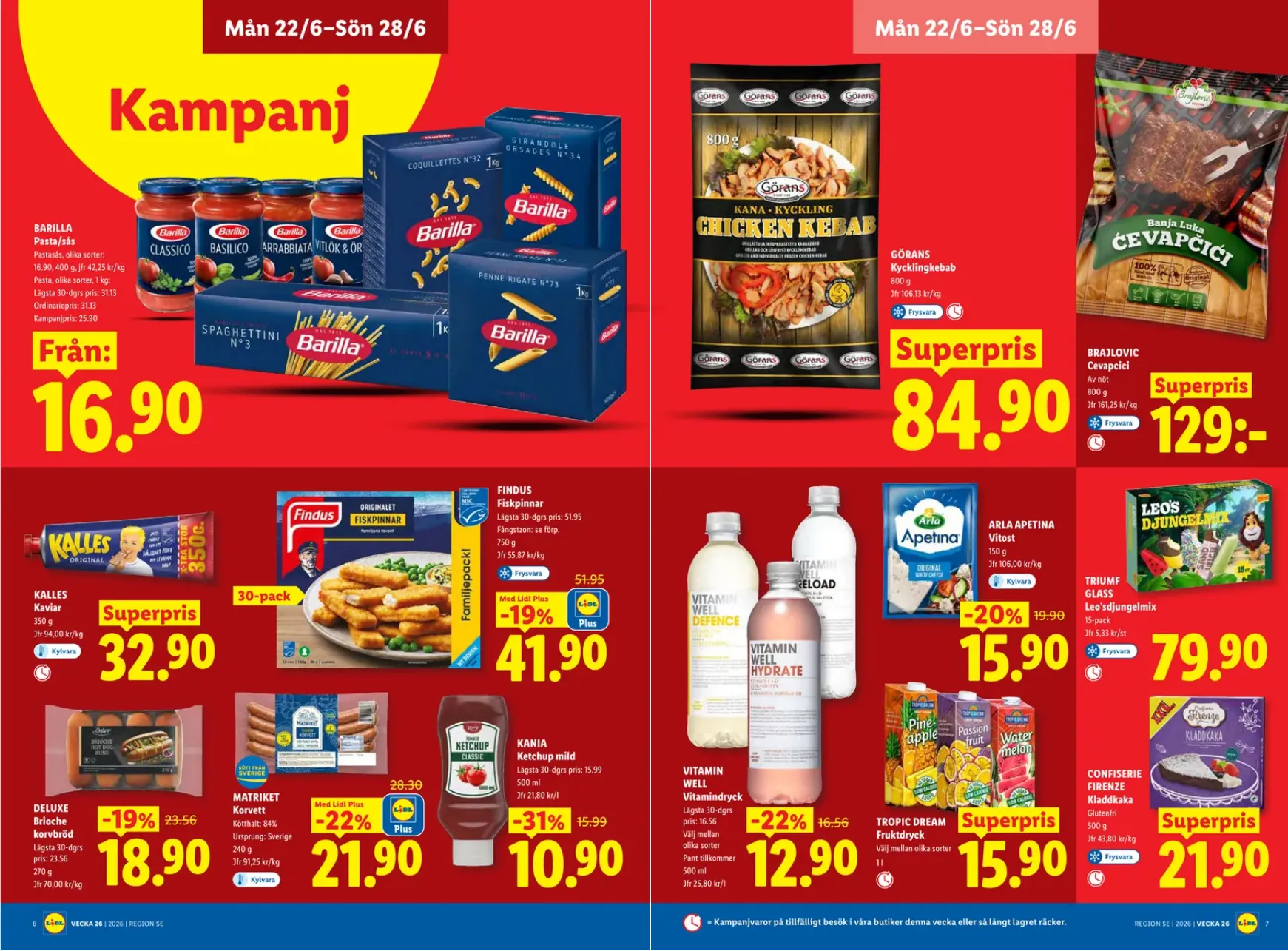 Senaste Lidl erbjudanden från 22 juni till 28 juni 2026 - Reklamblad sidor 4